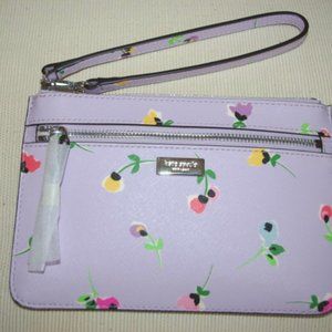 NWT KATE SPADE SHORE STREET WILD FLOWER TINIE WRISTLET PURPLE LAVENDER